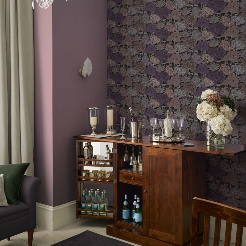 Vliesová tapeta na zeď, stromy, listy, zvířata, 121087, Laura Ashley 3   ROZBALENO