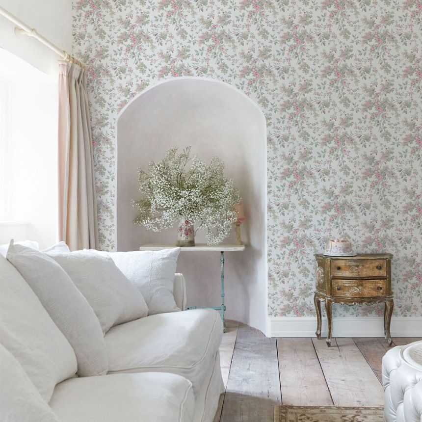 Vliesová tapeta na zeď, květiny, 125125, Shabby Chic, Rachel Ashwell  ROZBALENO