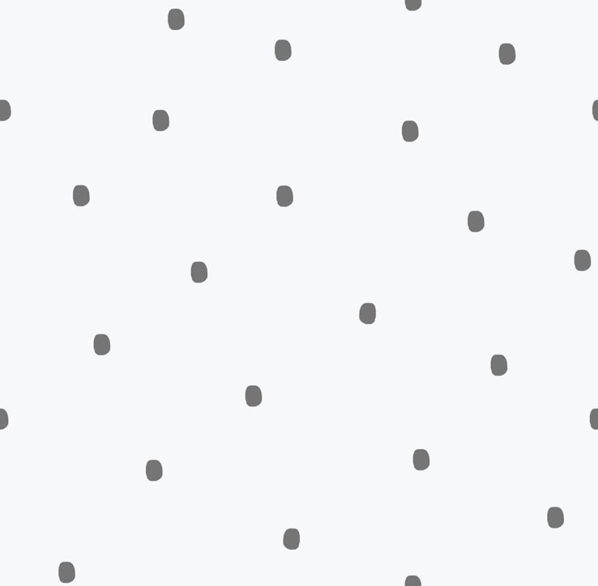 Vliesová tapeta na zeď, bílo-černá, puntíky, flíčky, 291-4, Enzo, Ichwallcoverings   ROZBALENO