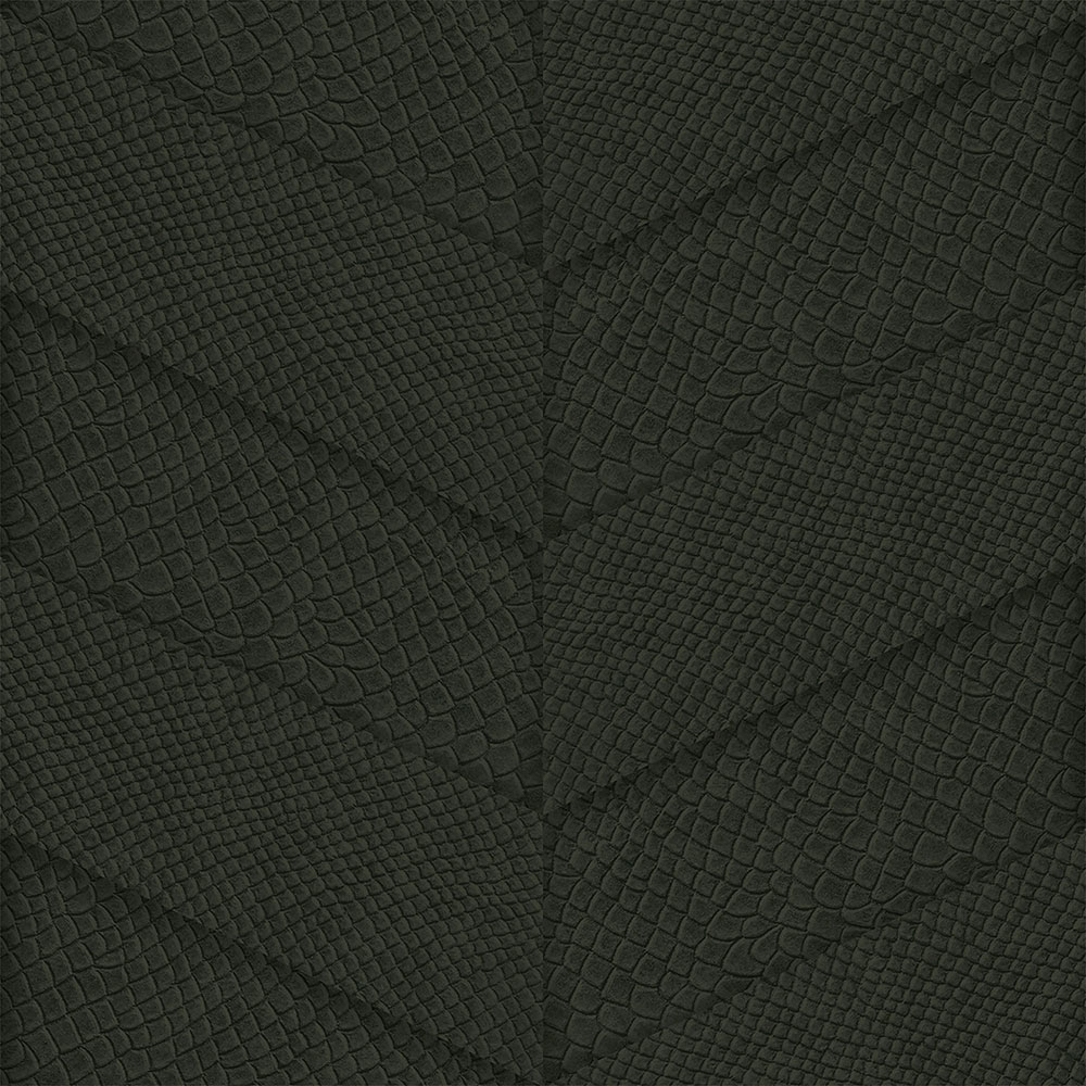 Tmavě zelená vliesová tapeta, parketový vzor kůže 347796, Luxury Skins, Origin