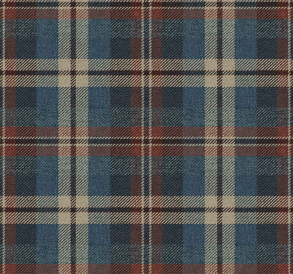 Tapeta Dundee, červená, béžová, CA10101, Carl Robinson Edition 24 The Highlands
