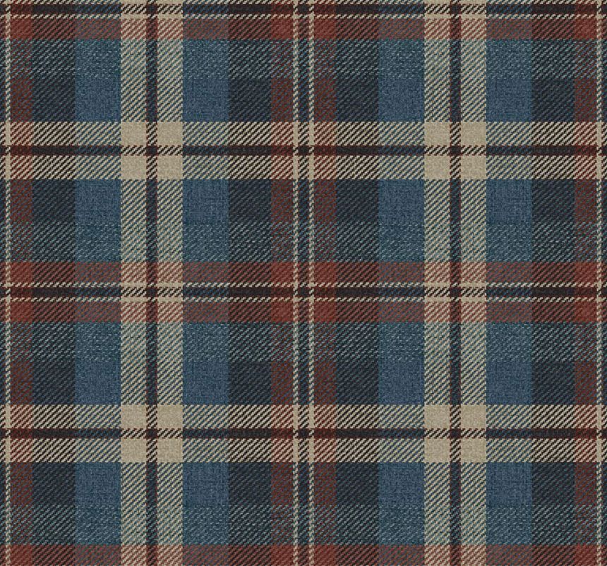 Tapeta Dundee, červená, béžová, CA10101, Carl Robinson Edition 24 The Highlands