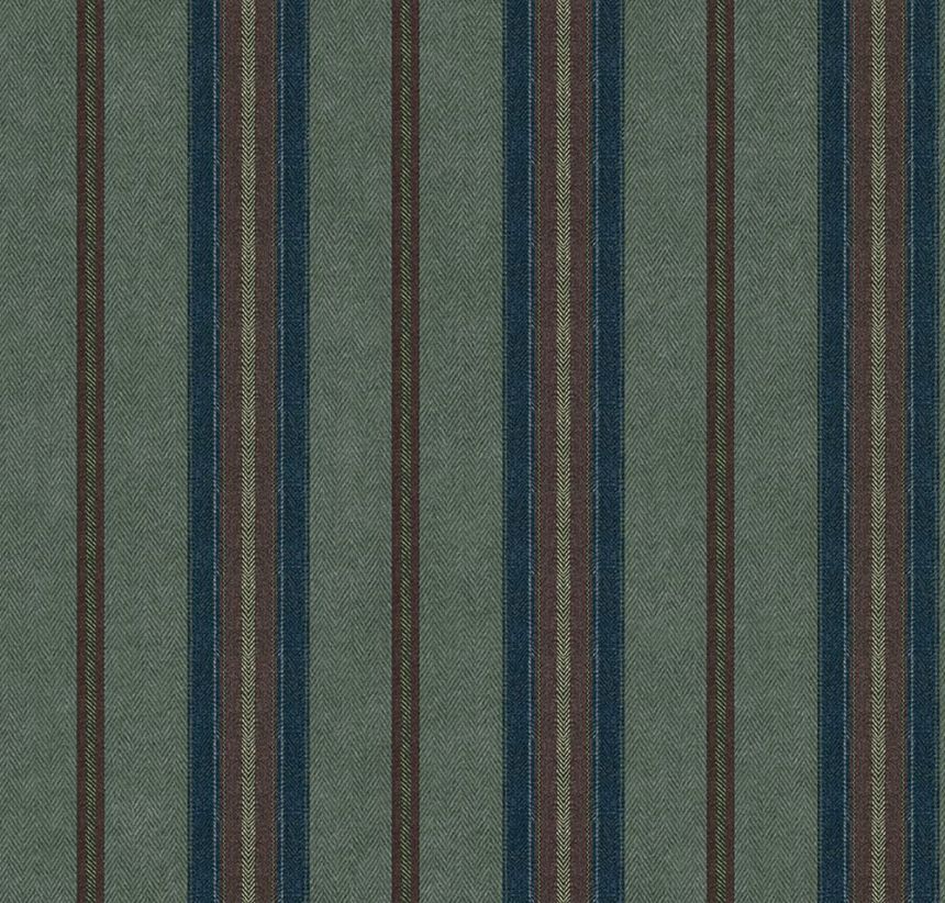 Tapeta Pitlochry, šedo-zelená, černá, CA10301, Carl Robinson Edition 24 The Highlands