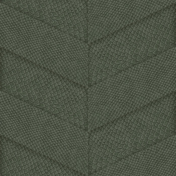 Vliesová tapeta na zeď zelená, parketový vzor kůže 347793, Luxury Skins, Origin