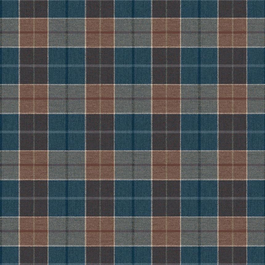 Tapeta Melrose, modro-hnědá, CA10512, Carl Robinson Edition 24 The Highlands