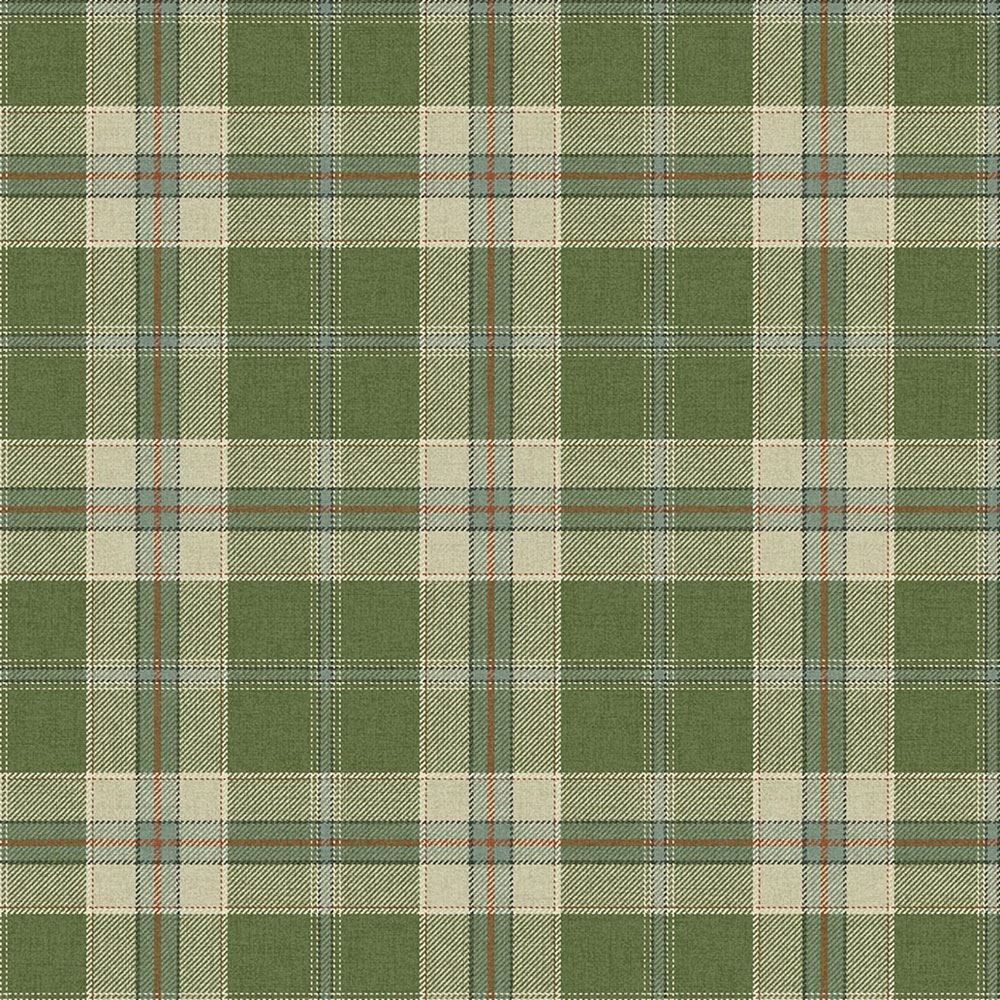 Tapeta Inveraray, zelená, béžová, CA10904, Carl Robinson Edition 24 The Highlands
