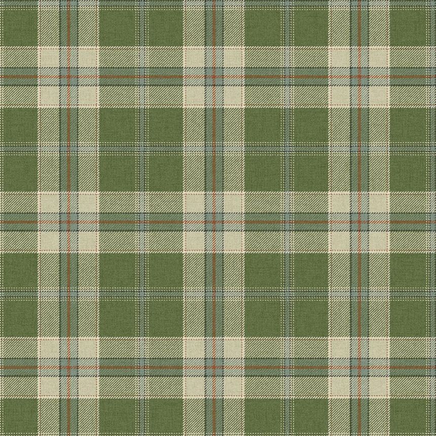 Tapeta Inveraray, zelená, béžová, CA10904, Carl Robinson Edition 24 The Highlands