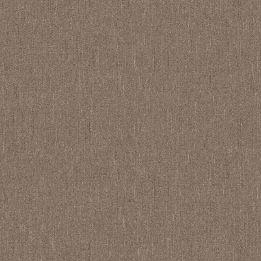 Vliesová tapeta na zeď, oříškově hnědá, Imitace látky, 4342, Linen, Borastapeter