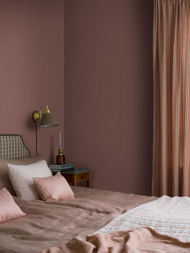 Vliesová tapeta na zeď, červená, Imitace látky,4346 Linen Borastapeter