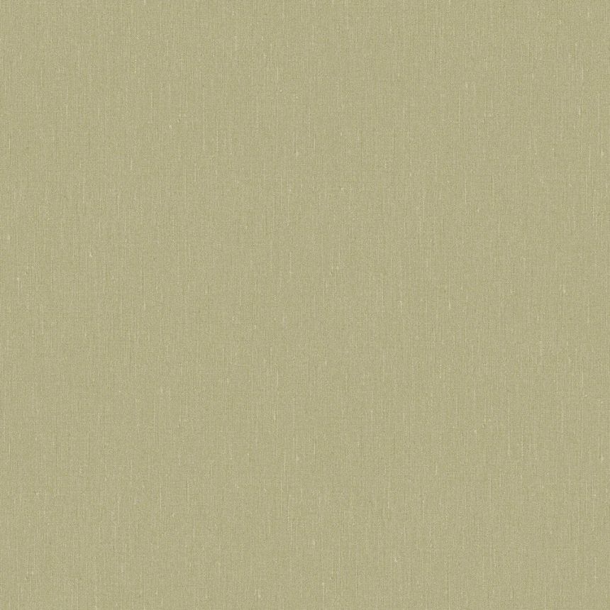 Vliesová tapeta na zeď, žluto-zelená (olivová), Imitace látky, 4348, Linen, Borastapeter