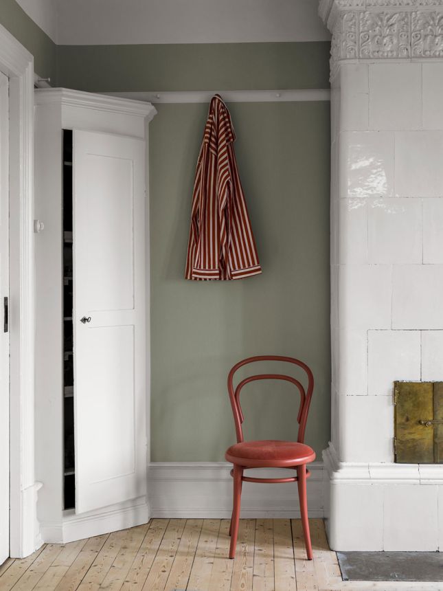 Vliesová tapeta na zeď, tmavě šedo-zelená, Imitace látky, 4350, Linen, Borastapeter