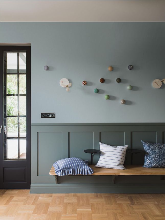 Vliesová tapeta na zeď, šedo-modrá, Imitace látky, 4353, Linen, Borastapeter