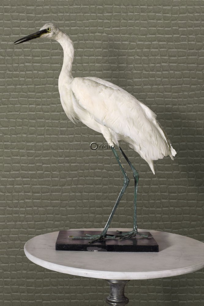 Vliesová tapeta hnědá, imitace krokodýlí kůže 347779, Luxury Skins, Origin