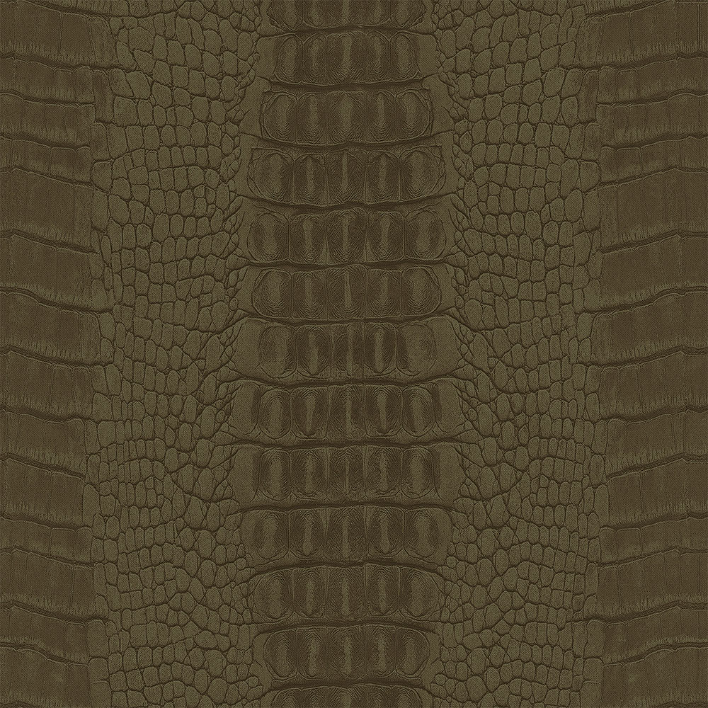 Vliesová tapeta hnědá, imitace krokodýlí kůže 347775, Luxury Skins, Origin