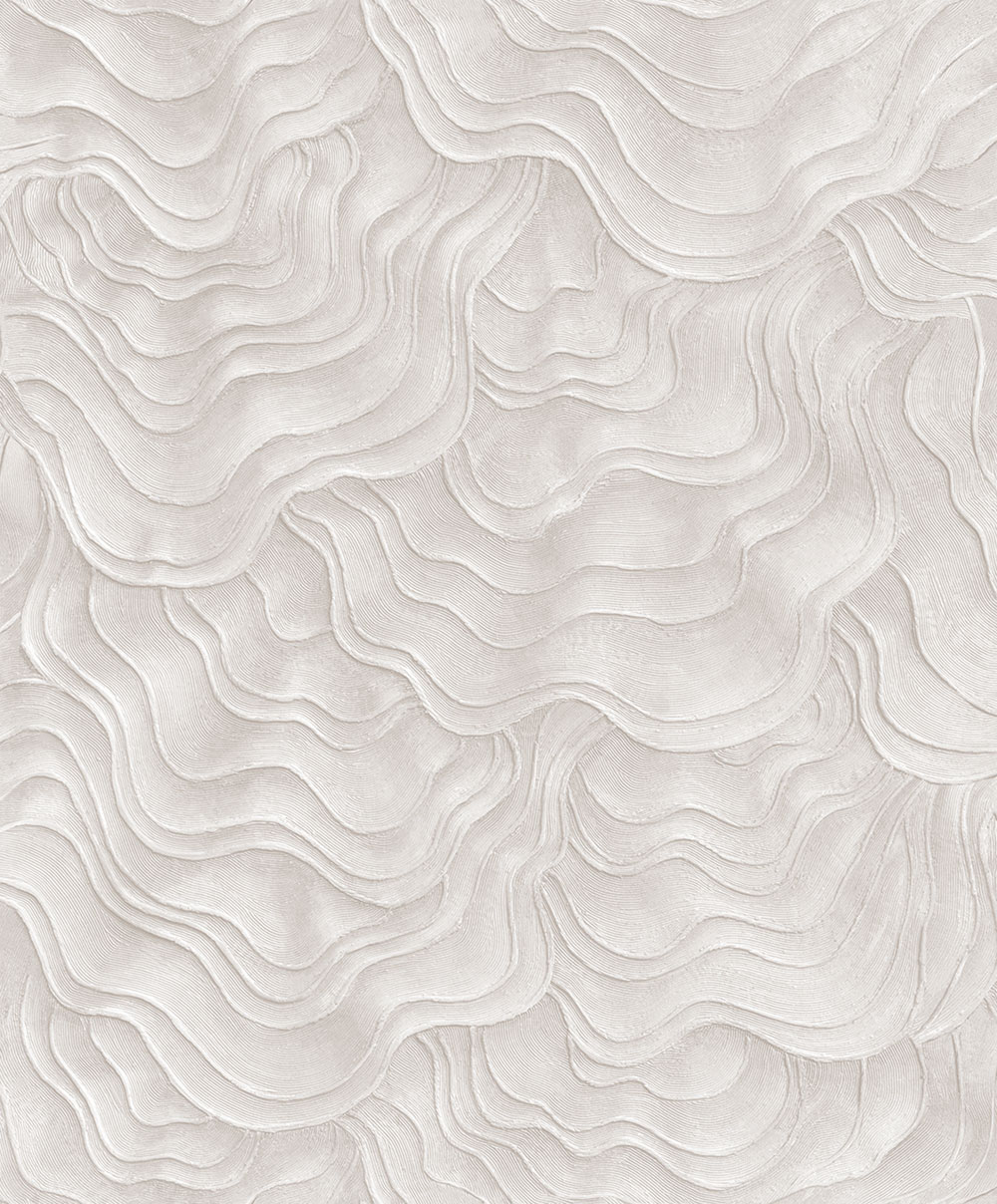 Tapeta s vlnkami, šedo-béžová (taupe), 47921, Tide, Marburg