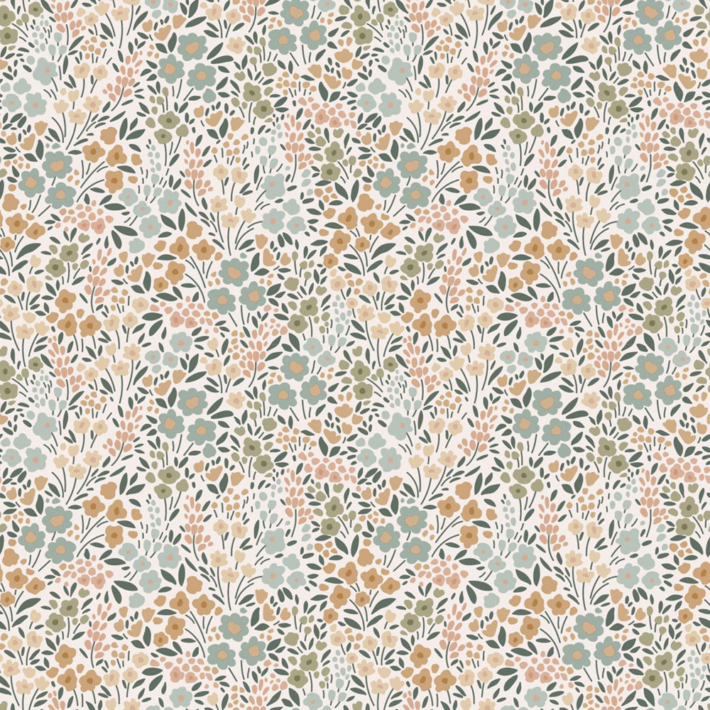 Květinová tapeta, zelená, 139837, Floral Fever, Esta Home