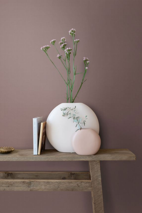 Tapeta s mřížkovým vzorem, hnědo-fialová, 131125, Color Pop, Floral Fever, Esta Home