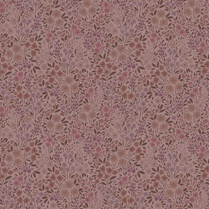 Květinová tapeta, růžová, 131129, Floral Fever, Esta Home