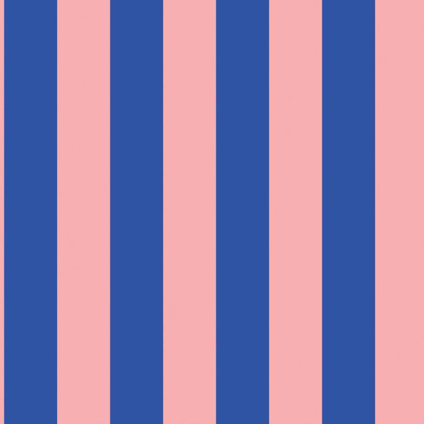 Tapeta s pruhy, modrá, růžová, 139907, Color Pop, Esta Home