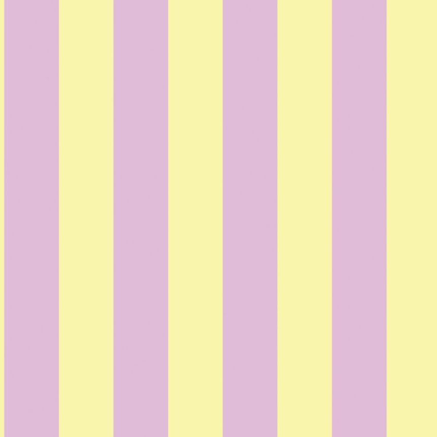 Tapeta s pruhy, starorůžová, žlutá, 139912, Color Pop, Esta Home