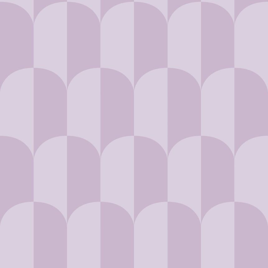 Tapeta s ArtDeco vzorem, fialová, 139987, Color Pop, Esta Home