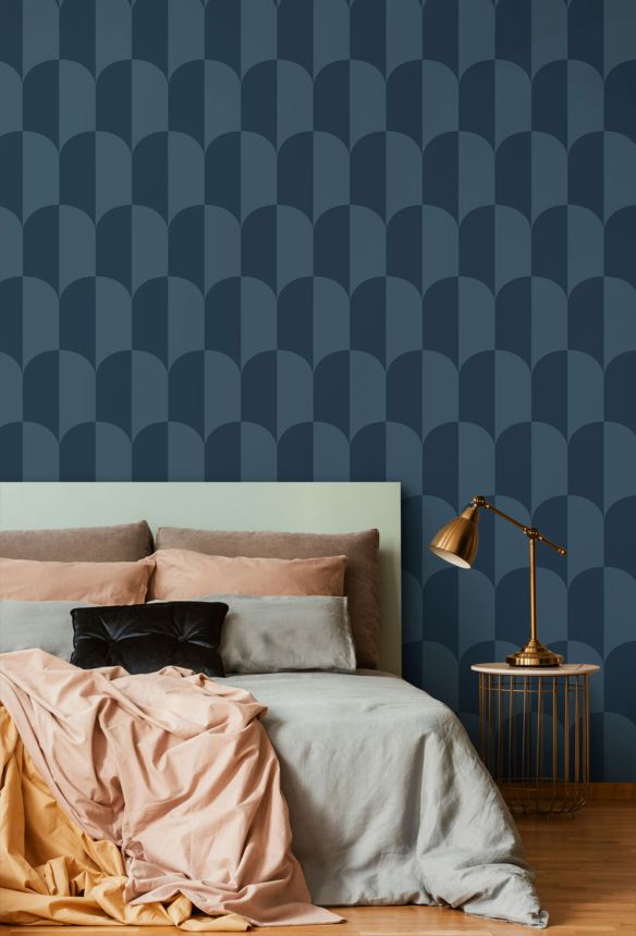 Tapeta ArtDeco, modrá, 139996, Color Pop, Esta Home