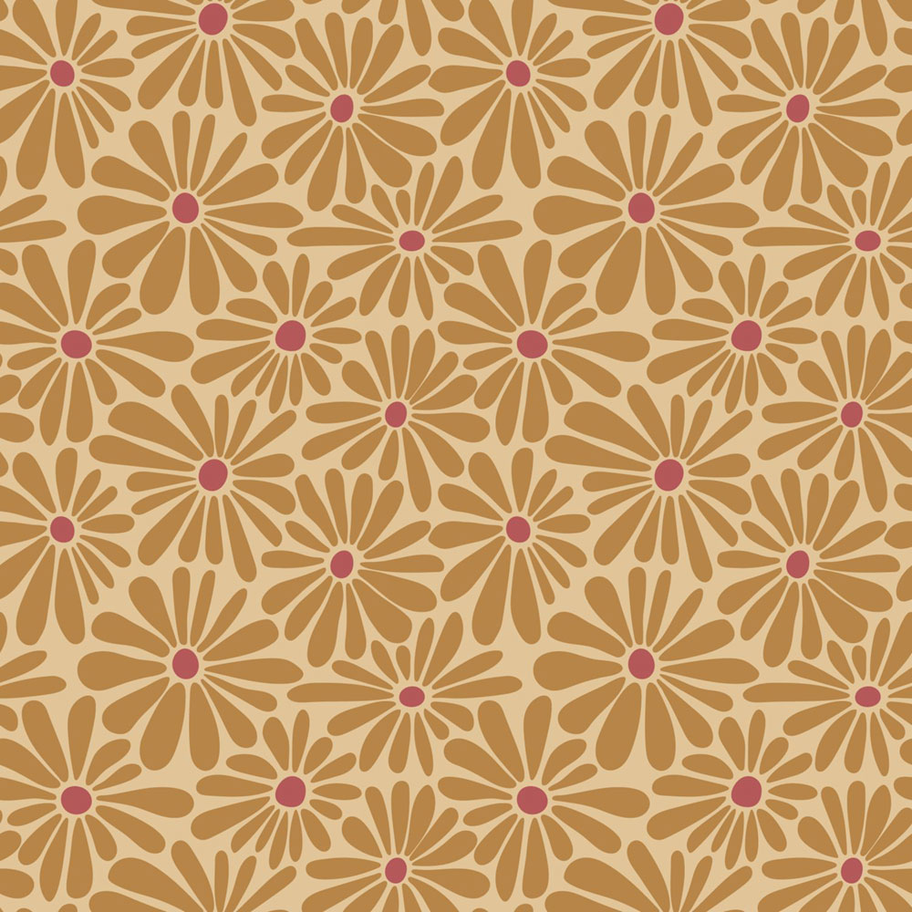 Květinová tapeta, hnědá, vínová, 131152, Color Pop, Esta Home