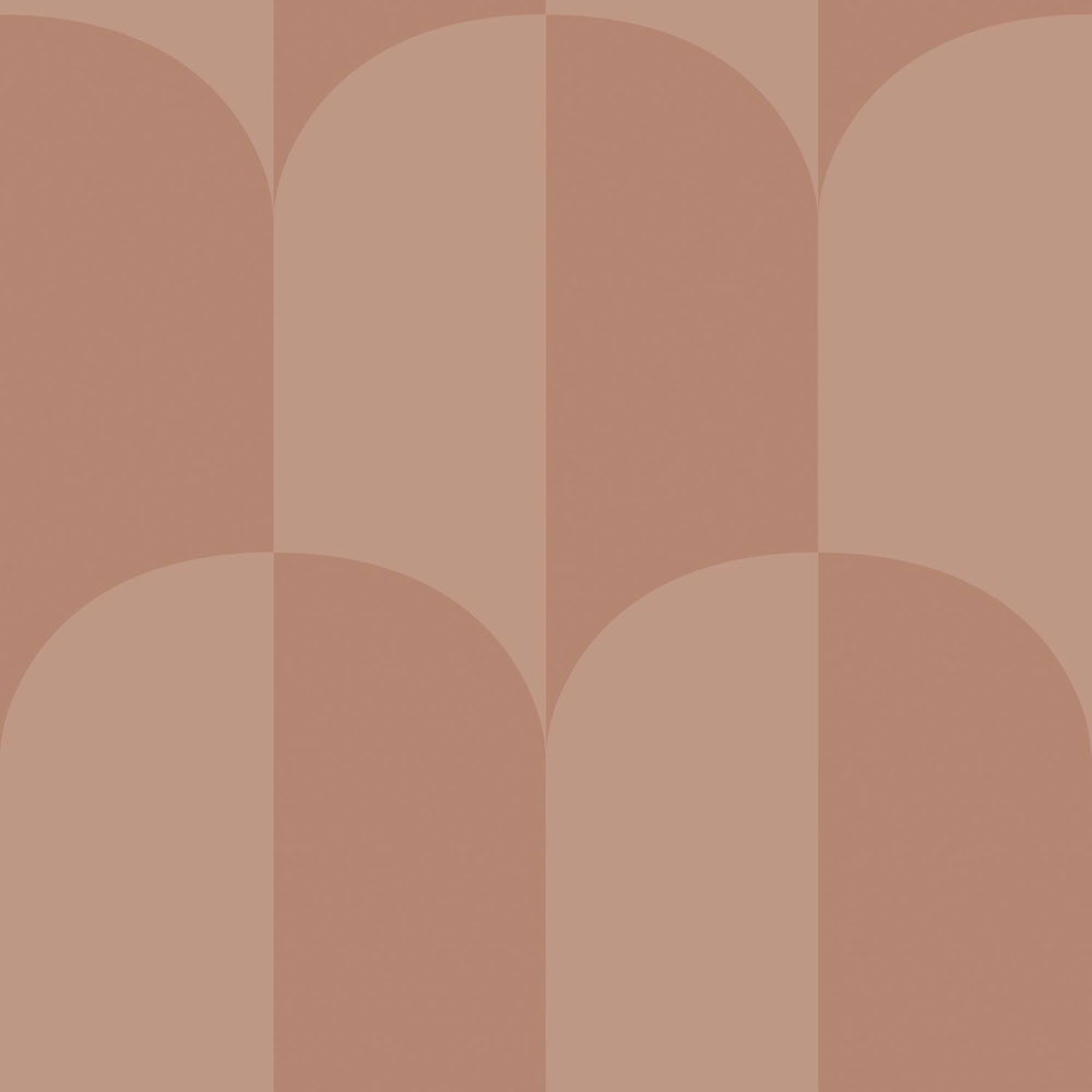 Tapeta s ArtDeco vzorem, červeno-hnědá, 131238, Color Pop, Esta Home
