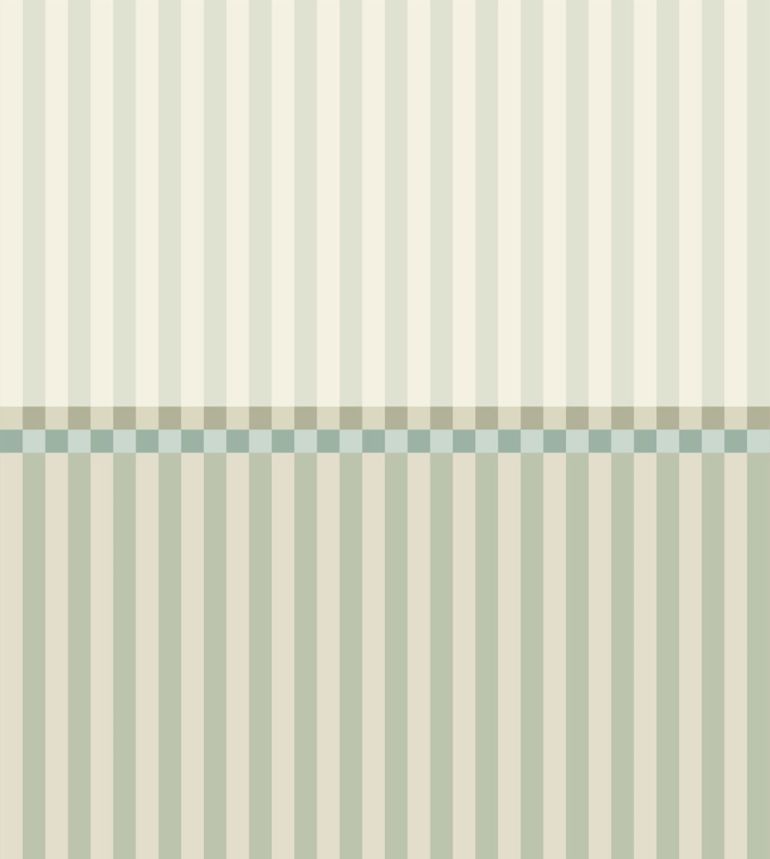 Dětská obrazová tapeta s pruhy, zelená, 159618, Color Pop, Esta Home