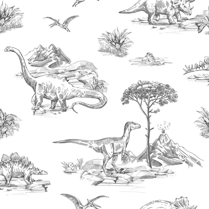 Vliesová tapeta na zeď, Dinosauři 139269, Forest Friends, Esta