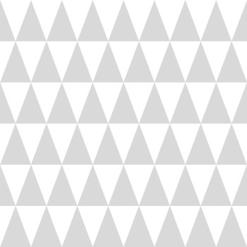 Vliesová tapeta s šedými a bílými trojúhelníky 128842, Little Bandits, Esta