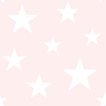 Růžová vliesová tapeta s bílými hvězdami 138931, Little Bandits, Esta