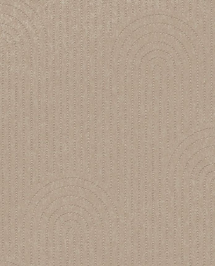 Béžová vliesová tapeta s geometrickým vzorem 312432, Artifact, Eijffinger