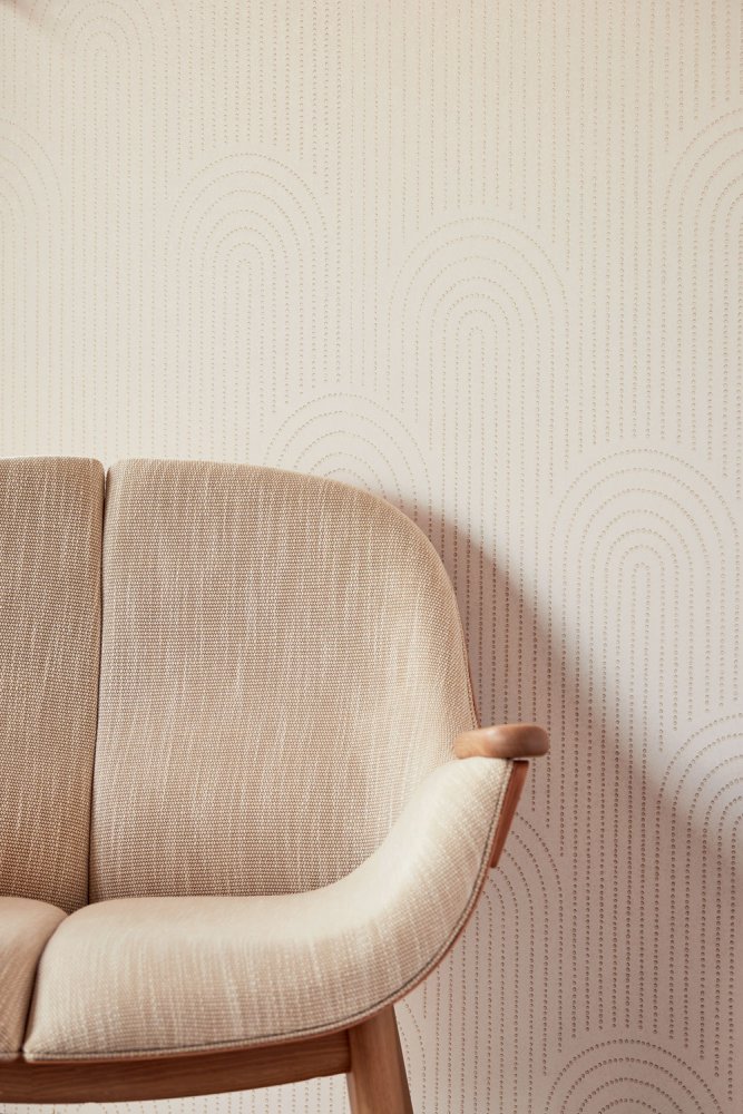 Bílá geometrická vliesová tapeta na zeď 312430, Artifact, Eijffinger