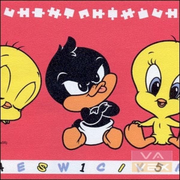Dětská tapetová bordura samolepicí 6100 Warner Bros