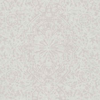 Vliesová tapeta na zeď, bílo-růžový damaškový vzor EE3101, Elementum, Grandeco