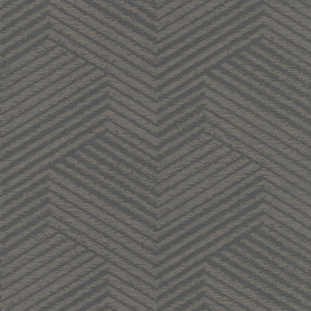 Geometrická vliesová tapeta hnědá s metalickým žíháním EE2104, Elementum, Grandeco