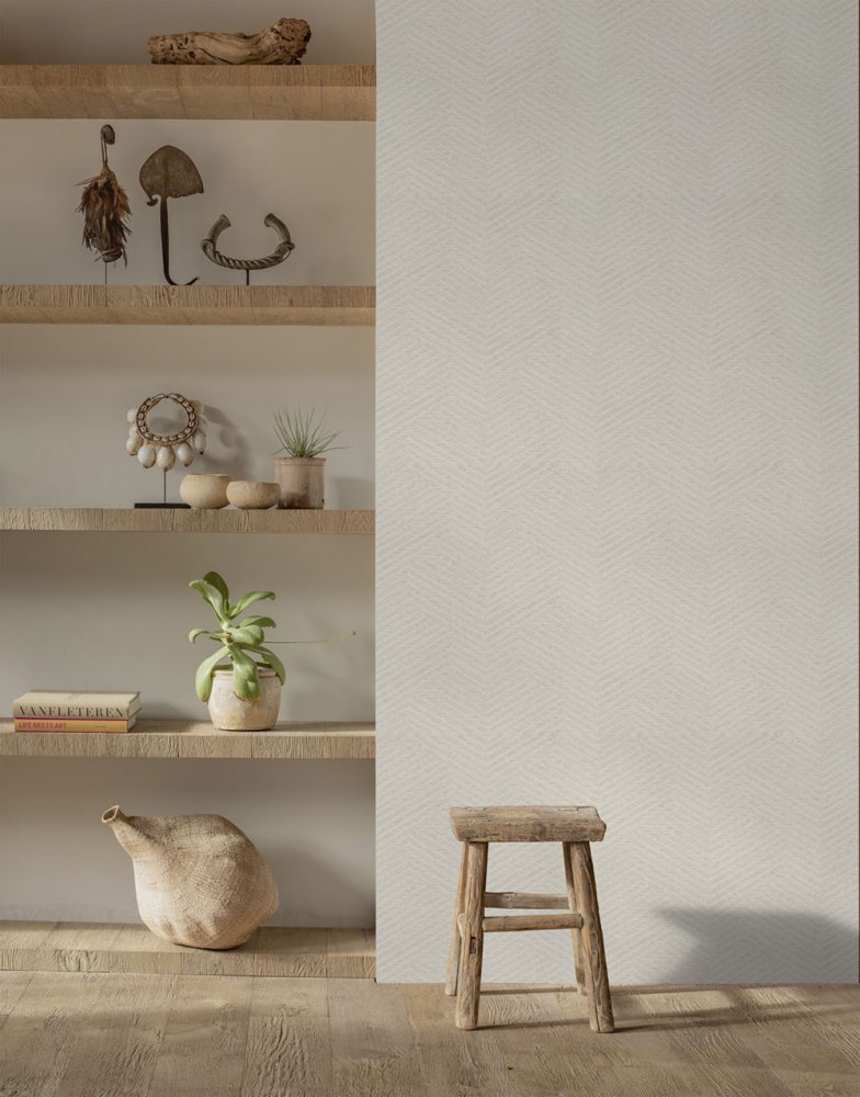 Geometrická béžovo-zlatá vliesová tapeta na zeď EE2102, Elementum, Grandeco