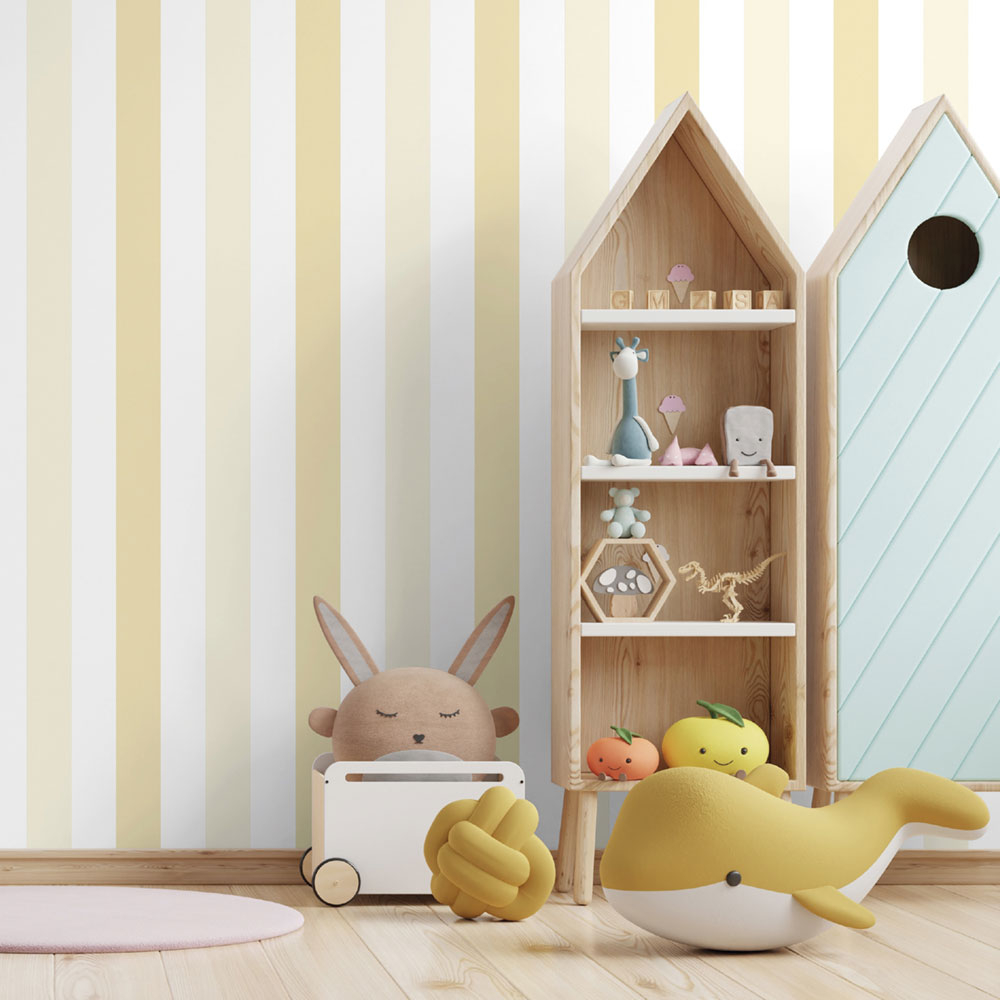 Papírová tapeta na zeď, bílé a růžové pruhy, proužky 461-3, Pippo, ICH Wallcoverings