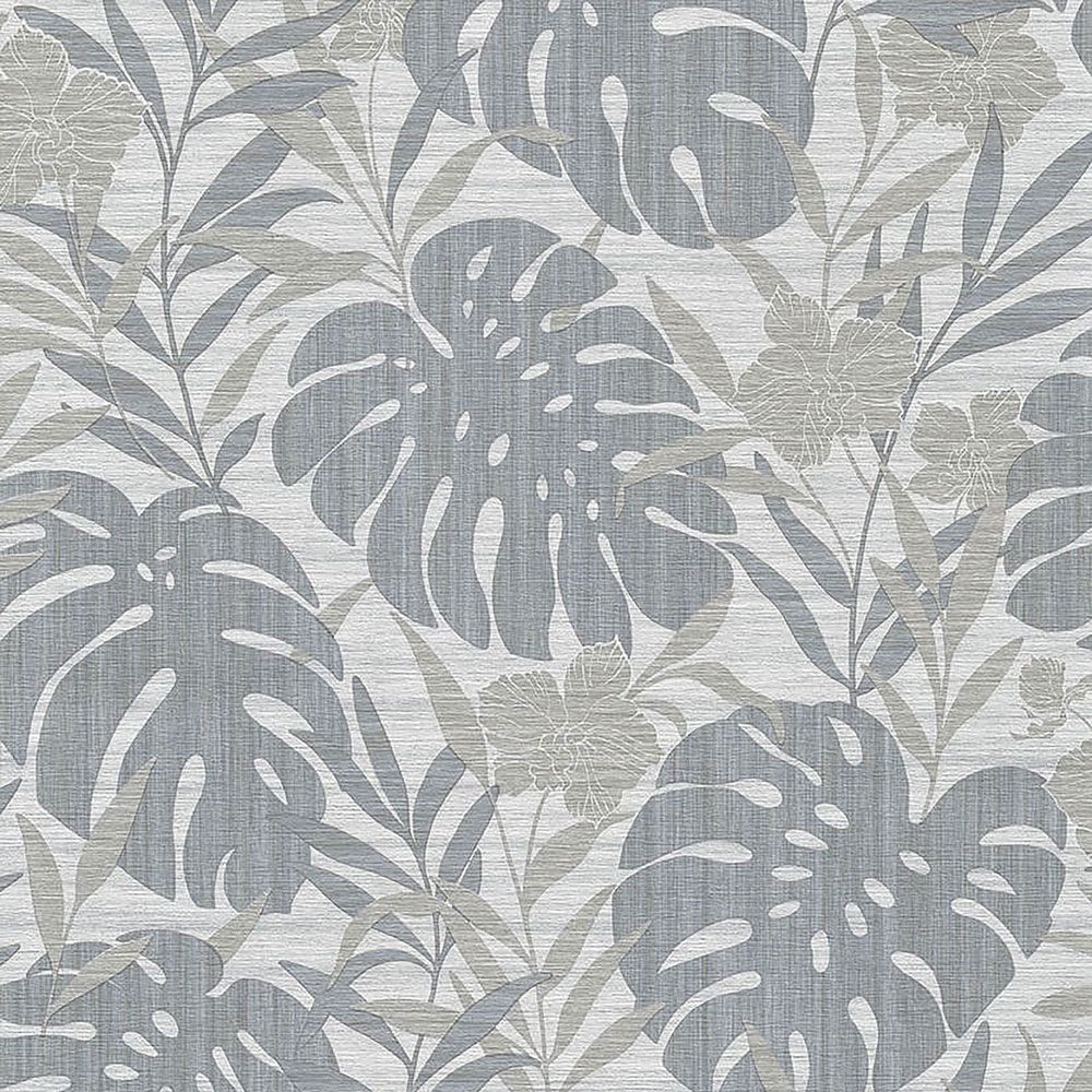 Vliesová tapeta na zeď, Listy, monstera, orchidej, CE3102, Aurora 2022, Grandeco