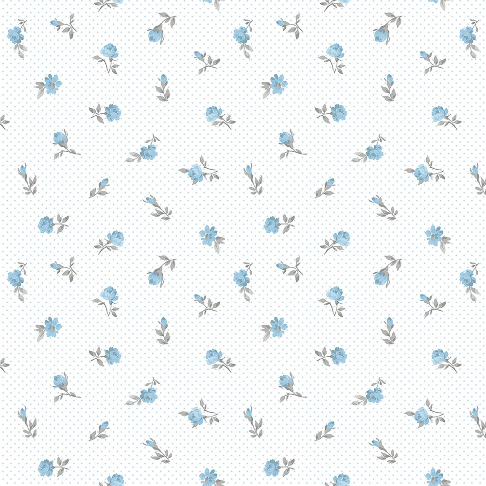 Romantická papírová květinová tapeta 455-1, Pippo, ICH Wallcoverings