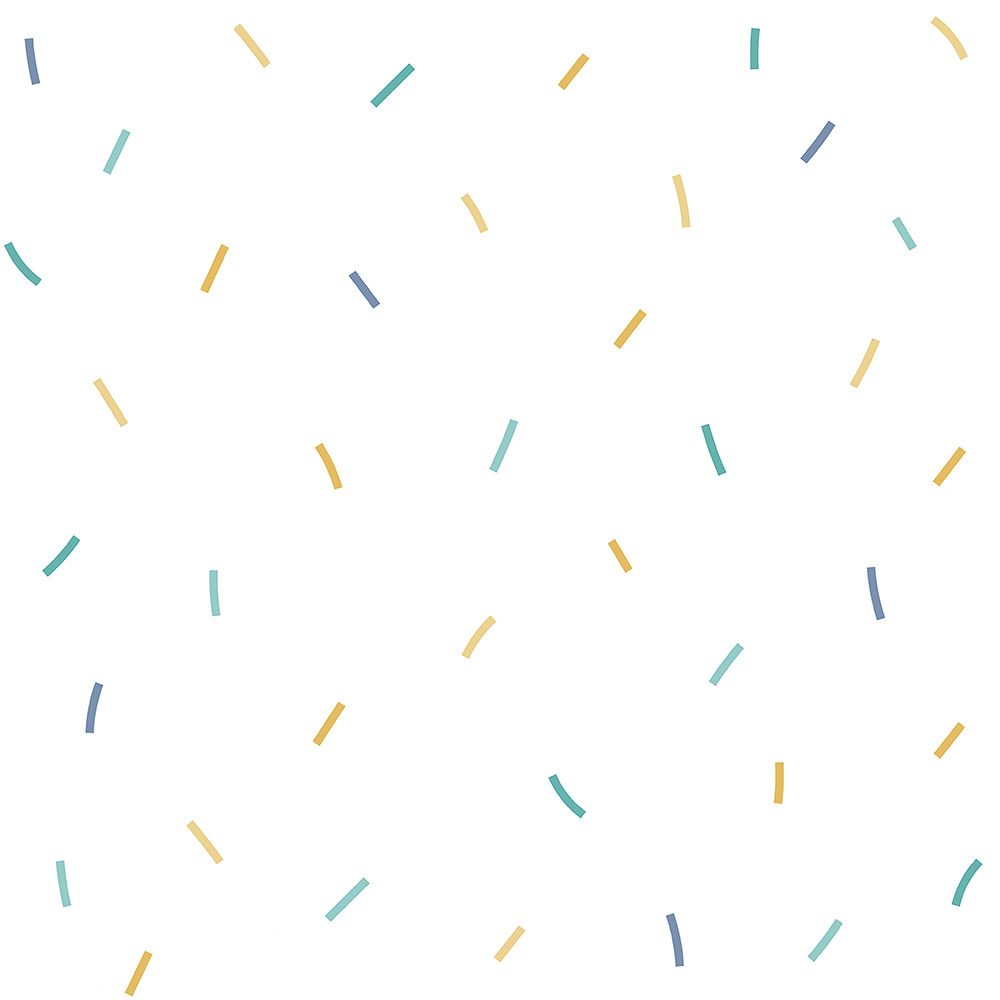 Papírová tapeta s barevnými čárkami 453-1, Pippo, ICH Wallcoverings