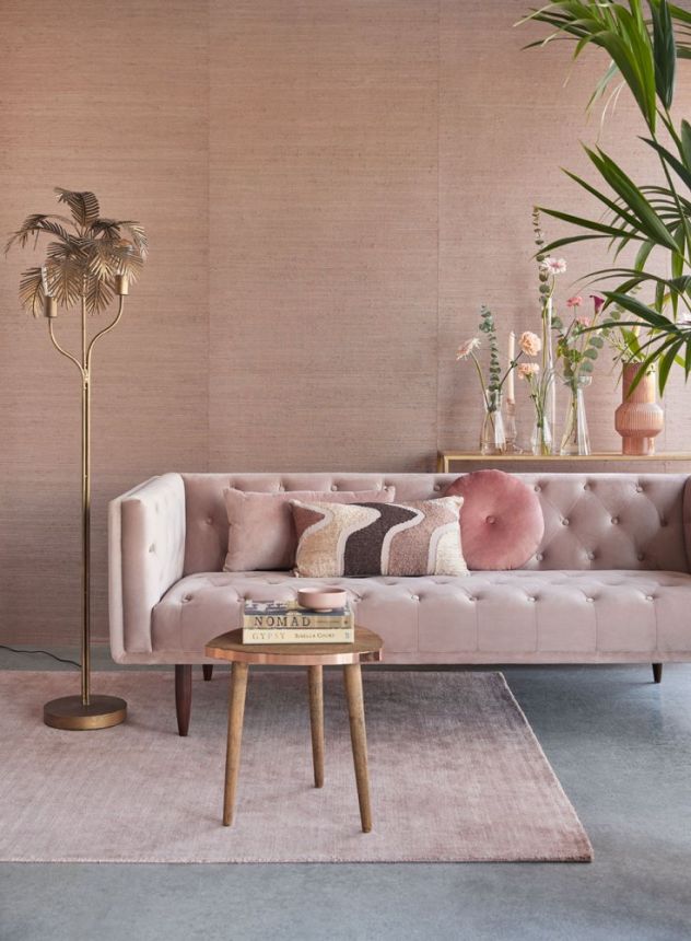 Přírodní tapeta hnědá /rohož se stříbrným leskem 303543, Natural Wallcoverings III, Eijffinger