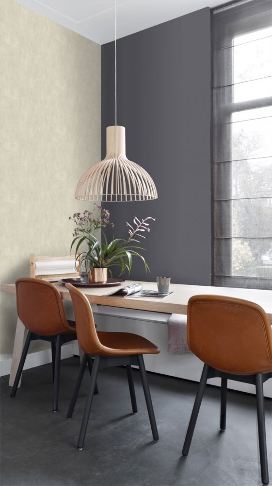 Šedá žíhaná vliesová tapeta na zeď 148733, Blush, Esta Home