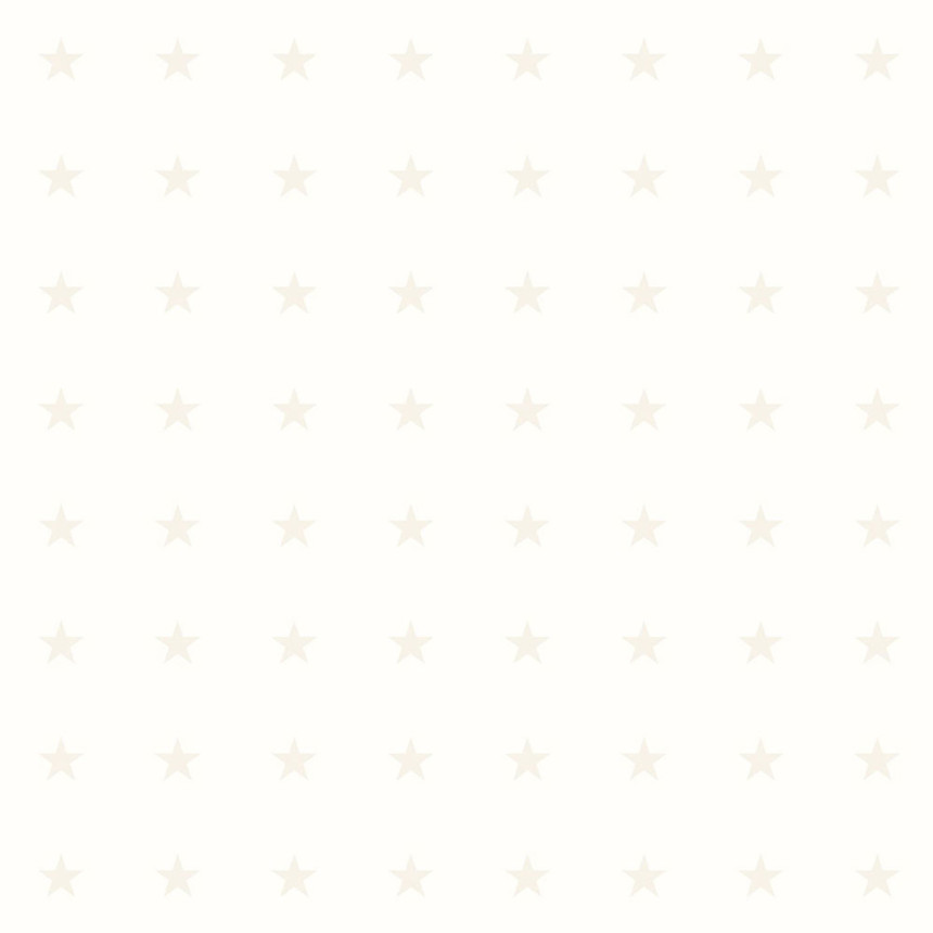 Vliesová tapeta bílá s béžovými hvězdičkami 346828, Precious, Origin