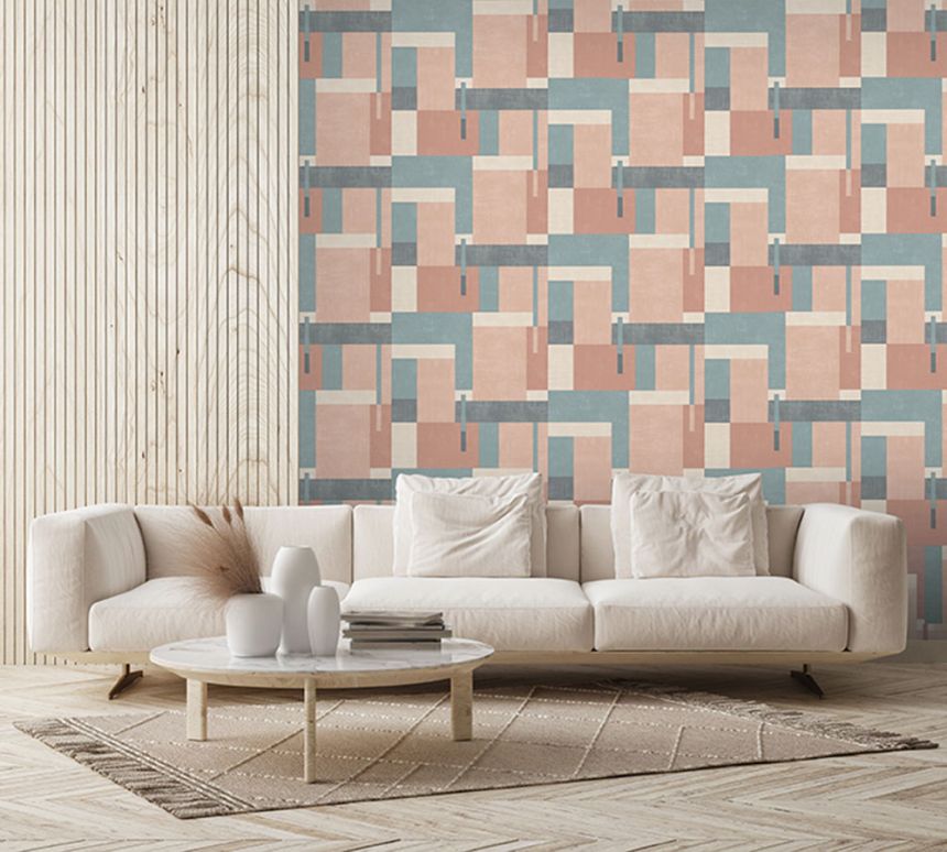 Vliesová geometrická tapeta na zeď, styl Art deco M27005, Arty, Ugépa