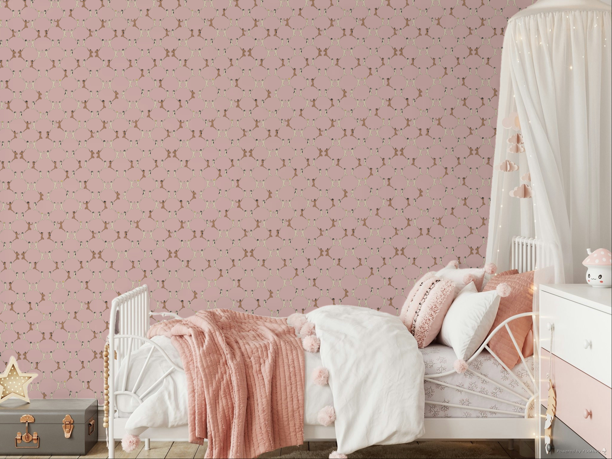 Moderní, růžová vliesová tapeta na zeď, láska, lidé, postavy 6500-4, Batabasta, ICH Wallcoverings