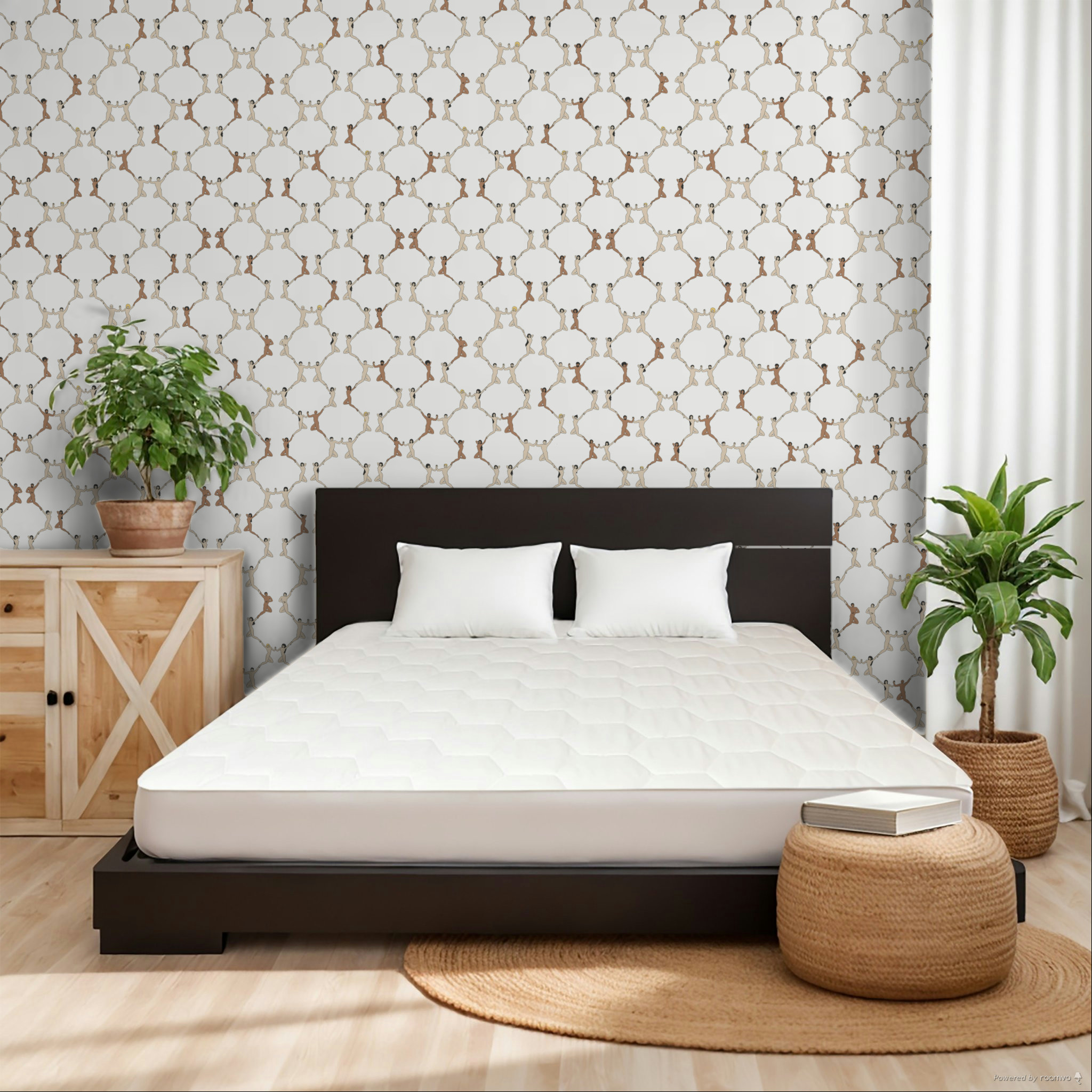 Moderní, krémová vliesová tapeta na zeď 6500-2, Batabasta, ICH Wallcoverings