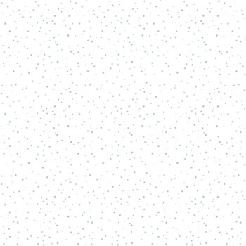 Bílá dětská vliesová tapeta s modrými hvězdičkami, 7005-4, Noa, ICH Wallcoverings