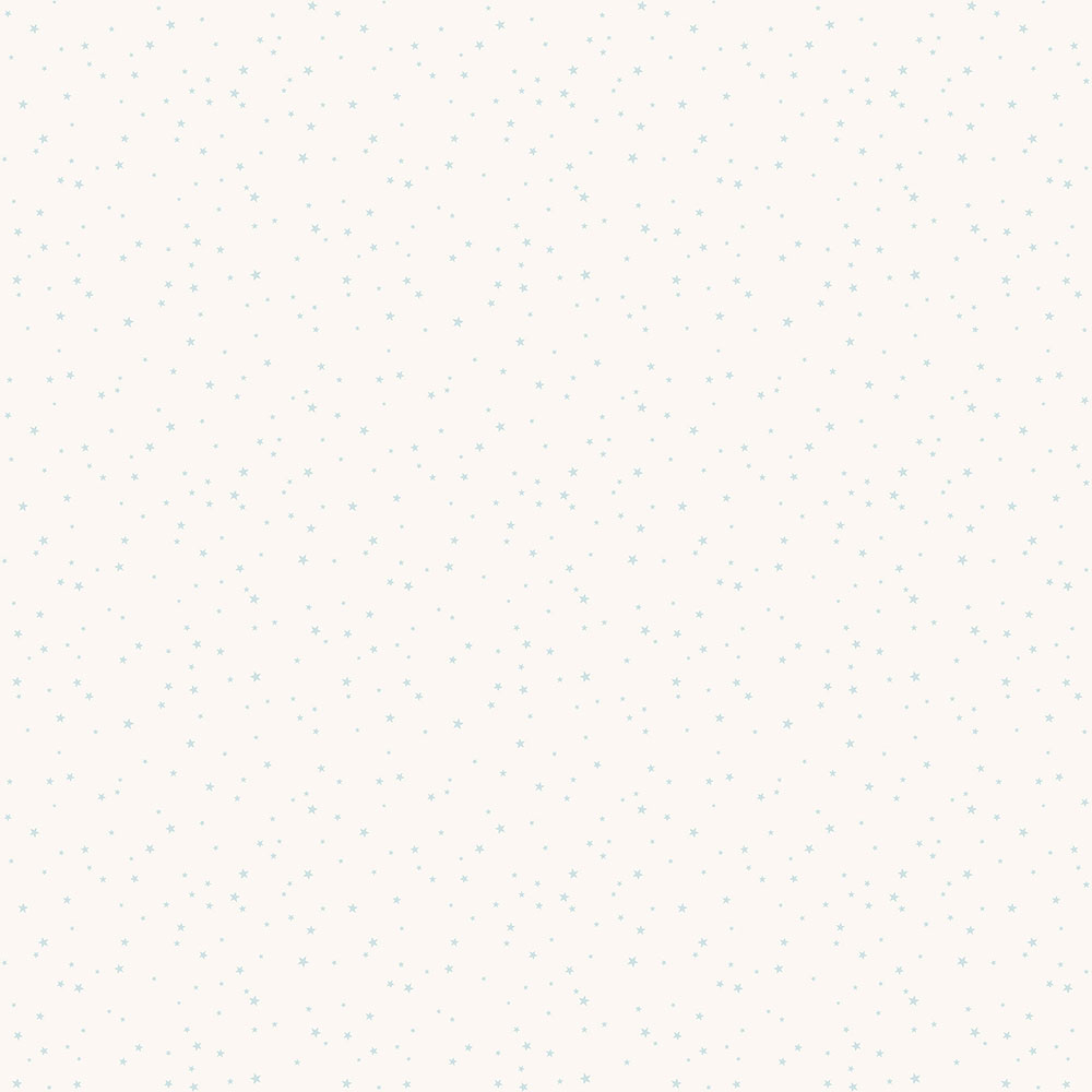 Bílá dětská vliesová tapeta s modrými hvězdičkami, 7005-1, Noa, ICH Wallcoverings